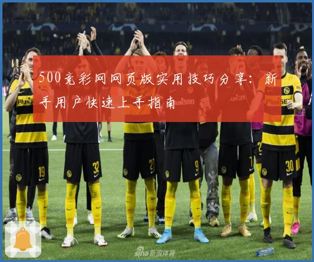500竞彩网网页版实用技巧分享：新手用户快速上手指南