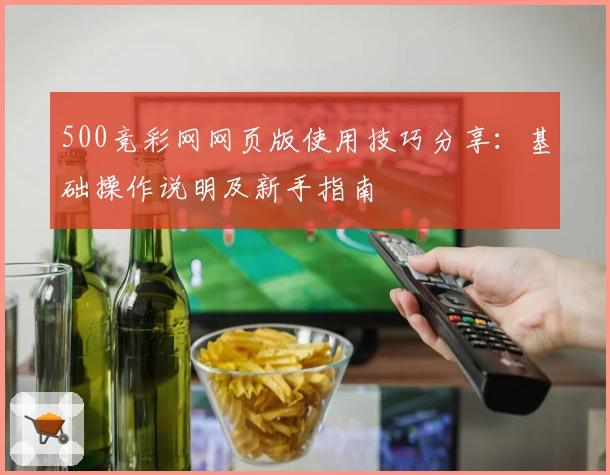 500竞彩网网页版使用技巧分享：基础操作说明及新手指南